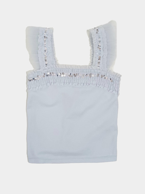 Топ H&M модель 8974361kwer_Светло-голубой Фото