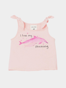 Майка H&M модель 87240711kwer_Светло-розовый Фото