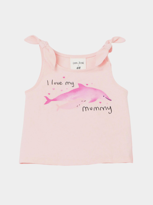 Майка H&M модель 87240711kwer_Светло-розовый Фото