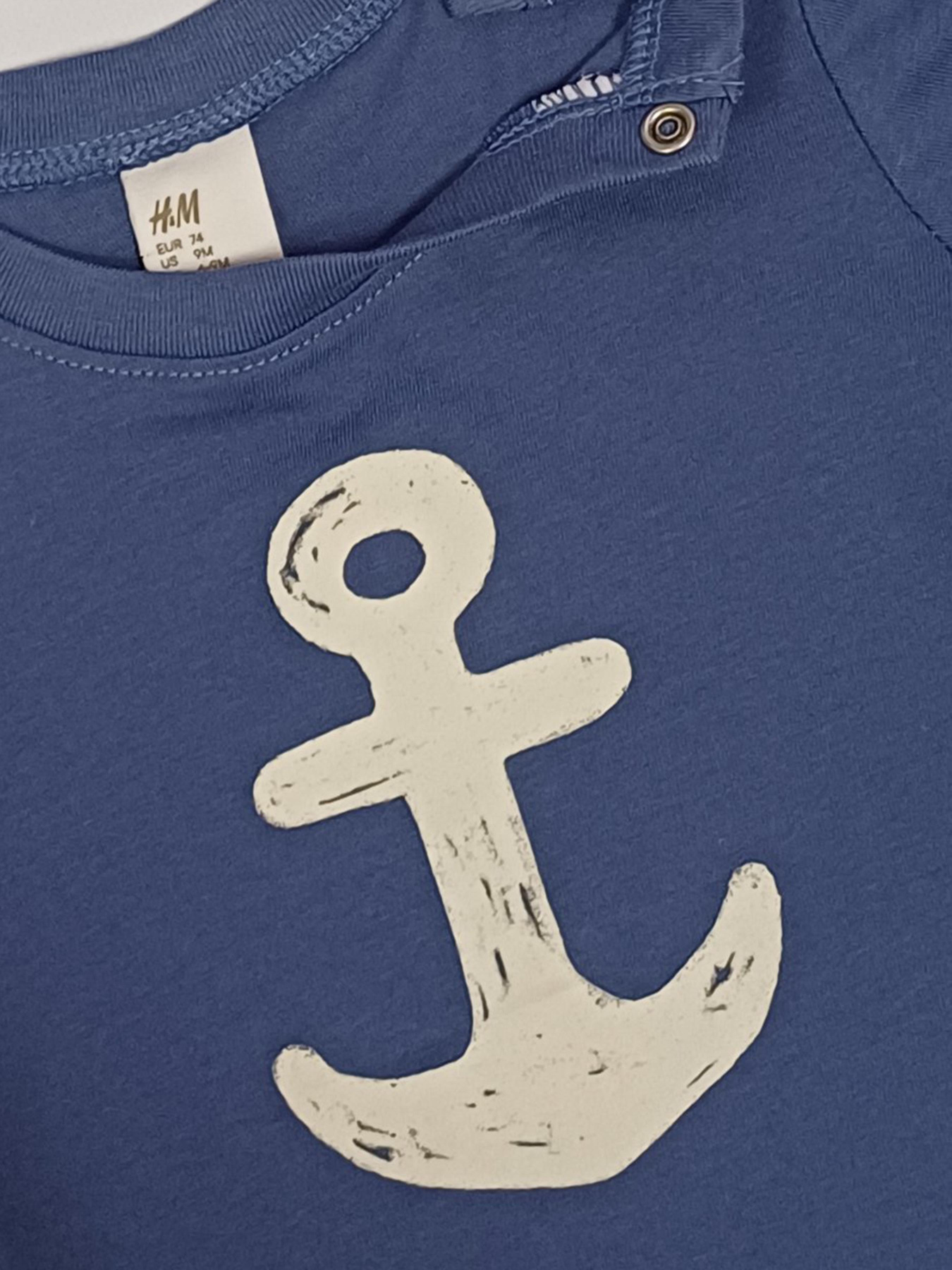 Футболка H&M модель 8533485kwer_Синий Фото