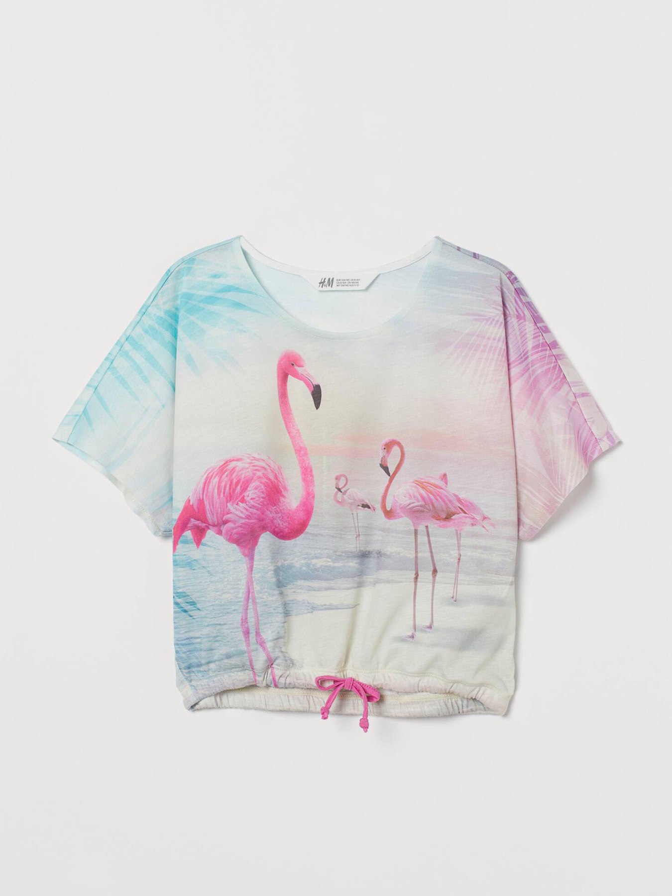 Футболка H&M модель 8053661kwer_Розовый Фото