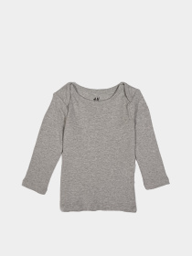 Лонгслив H&M модель 7340274kwer_Серый Фото