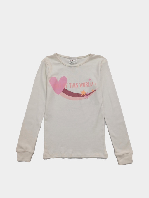 Верх пижамы H&M модель 100072161kwer_Молочный Фото