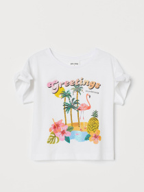 Футболка H&M модель 8852381kwer_Белый Фото