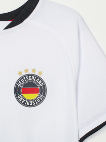 Футболка спортивная H&M модель 7001490kwer_Бело-черный Фото