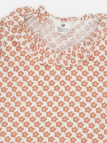 Лонгслив H&M модель 1002445ral_Комбинированный Лонгслив H&M модель 1002445ral_Комбинированный Фото