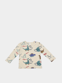 Лонгслив H&M модель 10765546kwer_Светло-бежевый Фото