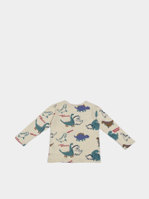 Лонгслів H&M модель 10765546kwer_Светло-бежевый Фото