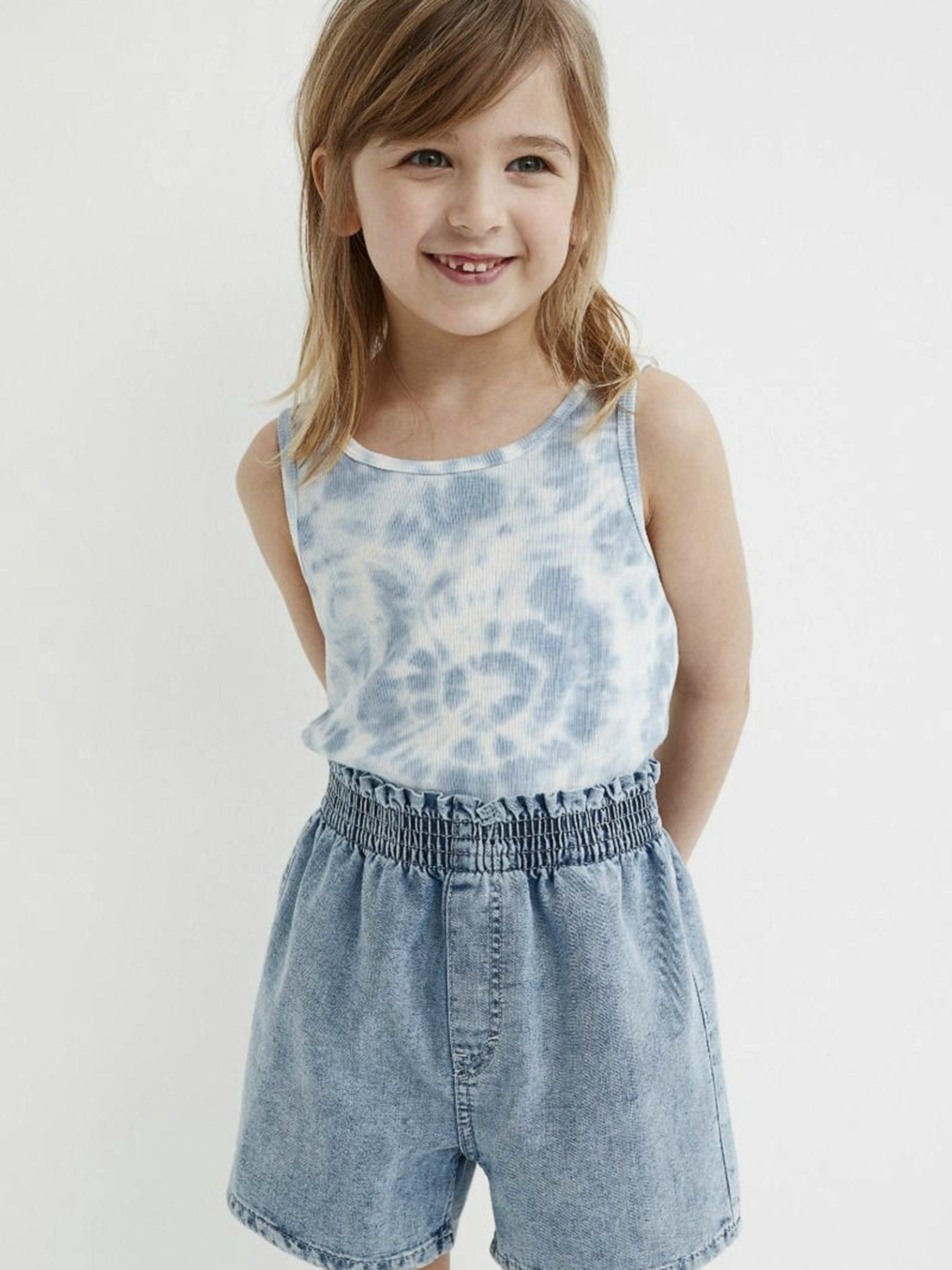 Джинсові шорти H&M модель 10734065kwer_Голубой Джинсові шорти H&M модель 10734065kwer_Голубой Фото