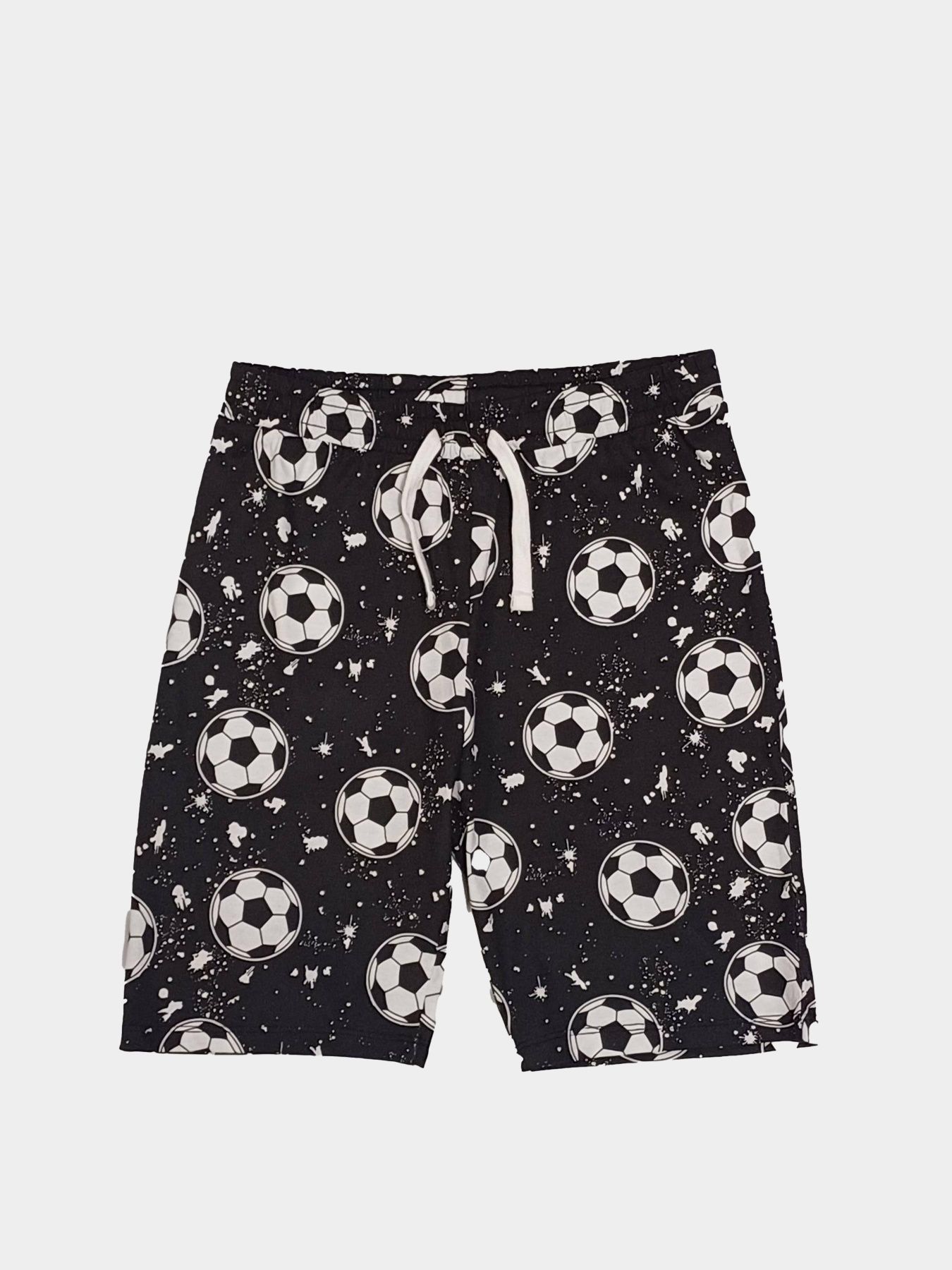 Повседневные шорты H&M модель 9336253kwer_Черно-белый Повседневные шорты H&M модель 9336253kwer_Черно-белый Фото