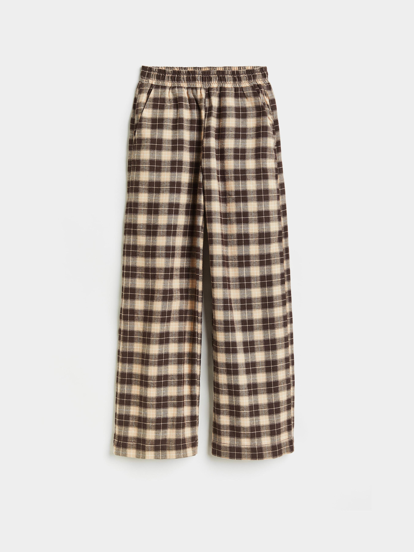 Повседневные штаны H&M модель 1126384kwer_Коричневый Повседневные штаны H&M модель 1126384kwer_Коричневый Фото