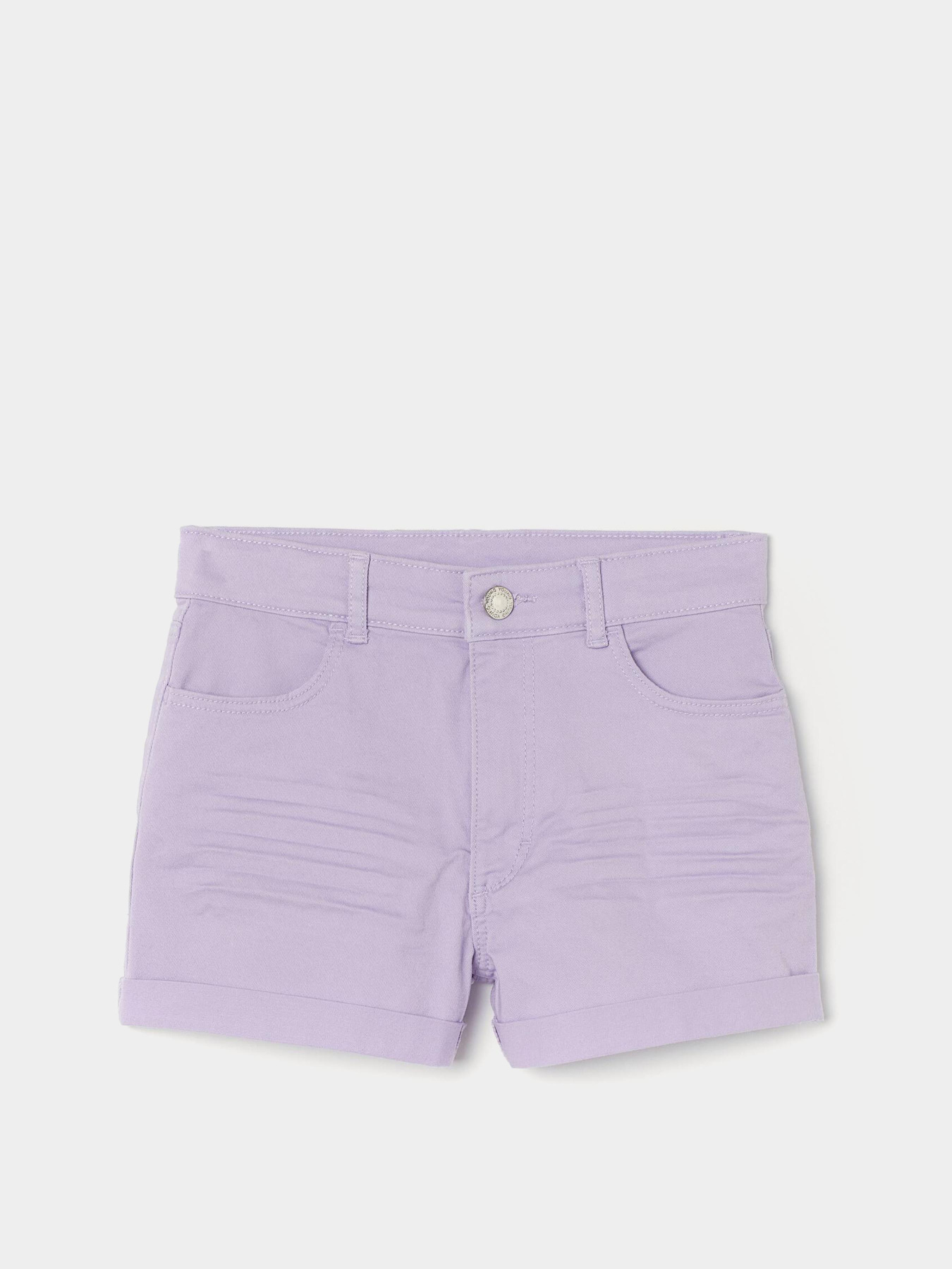 Шорты джинсовые H&M модель 7967851kwer_Лавандовый Фото