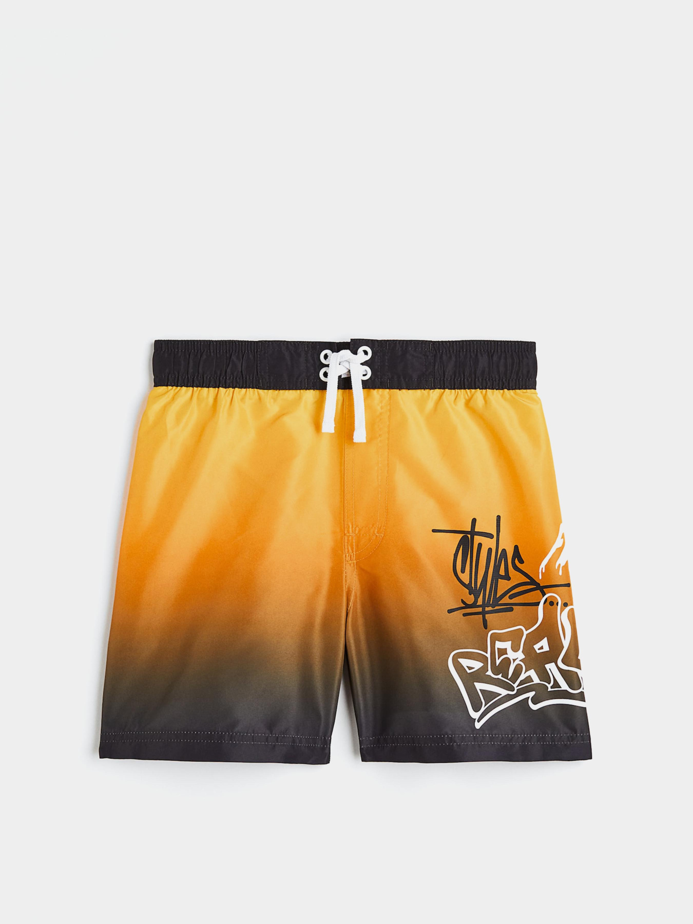 Шорты для плавания H&M модель 10322647kwer_Оранжево-черный Фото