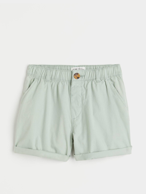 Повседневные шорты H&M модель 10102715kwer_Светло-зеленый Фото