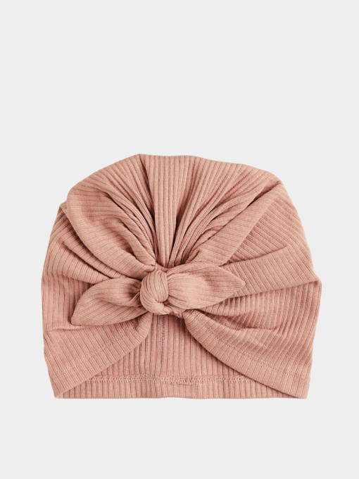 Шапка H&M модель 1156124kwer_Пудровый Фото