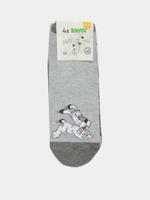Набор Носки Idefix (4 пары) модель 4873949_серо-черный Фото