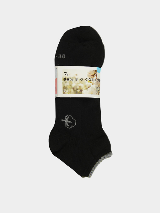 Набор Носки BIO COTTON (7 пар) модель 4706151_черно-белый Фото