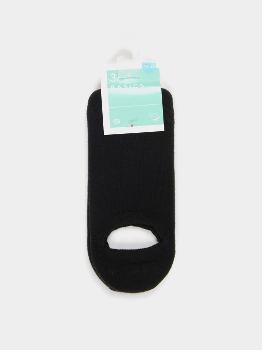 Набор Подследники (3 пары) модель 4707570_черный Фото