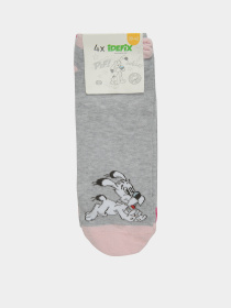 Набор носков C&A модель 4873949_серо-розовый с рисунком Фото