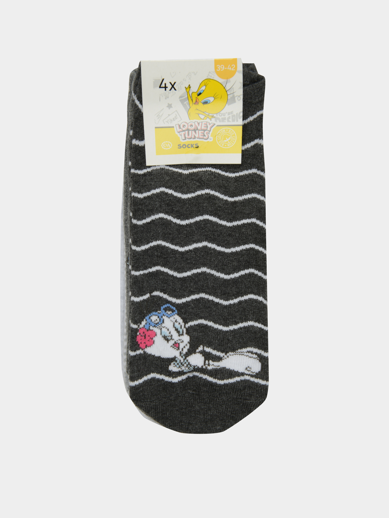 Набор носков C&A модель 4868875_серый с рисунком Фото