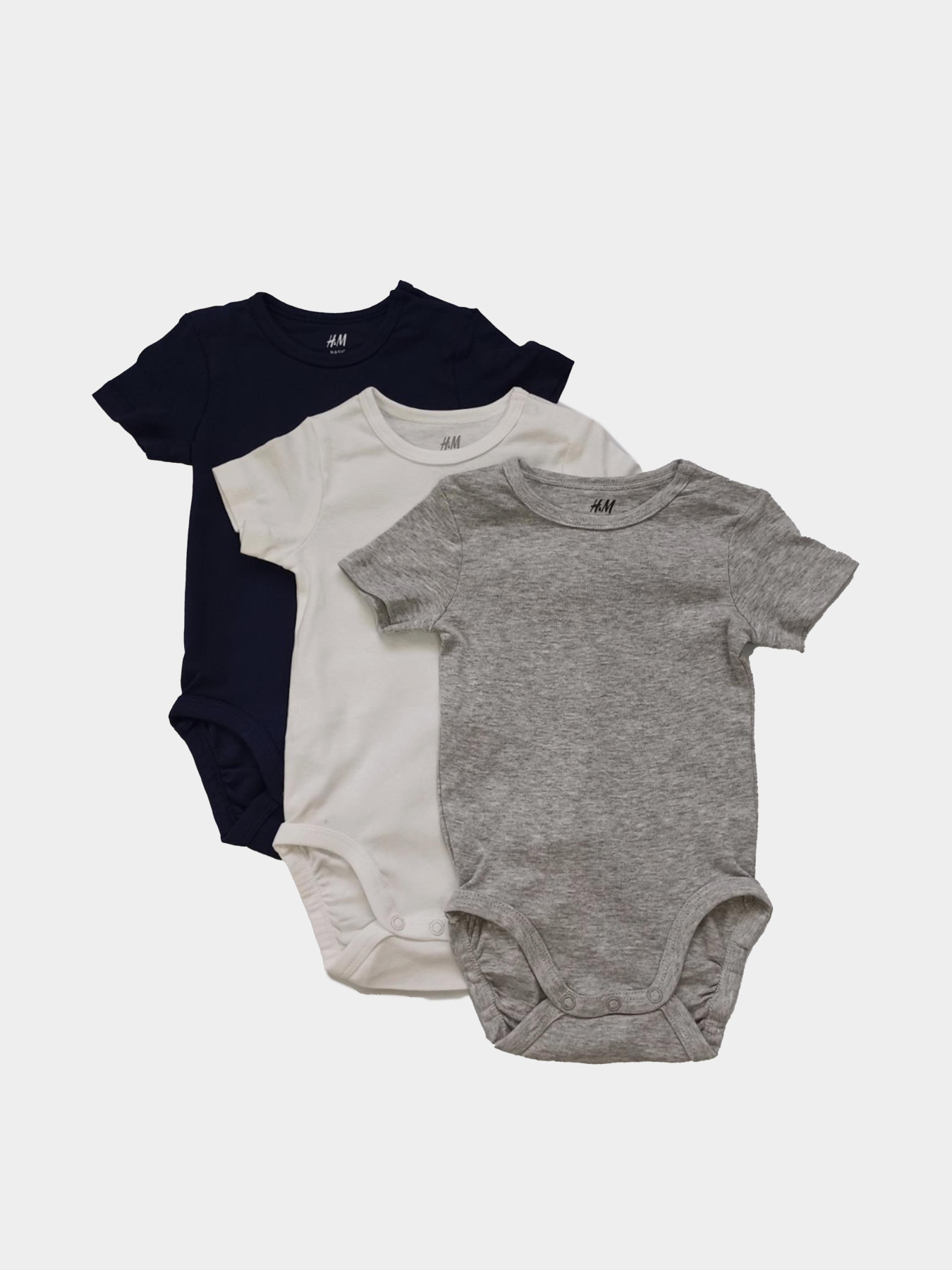 Набор Боди (3 шт) модель 9006732kwer_Серо-белый Фото