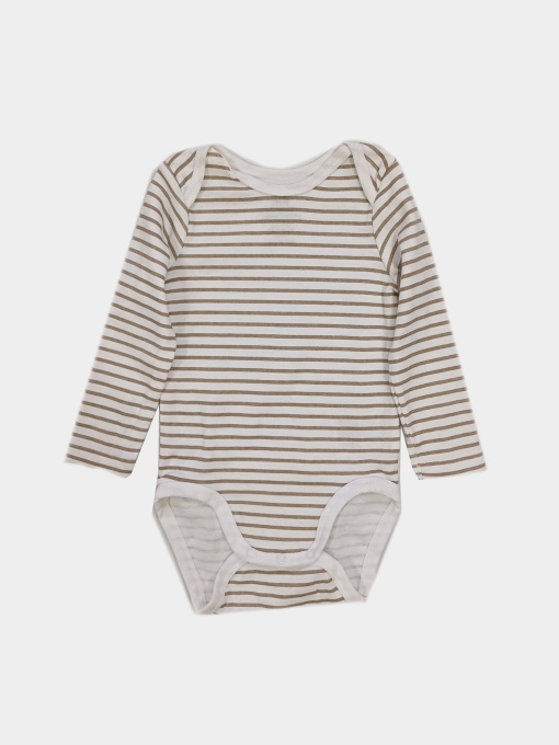 Боди для младенцев H&M модель 8801182kwer_Бело-коричневый Фото