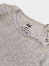 Боди для младенцев H&M модель 6932354kwer_Светло-серый Фото