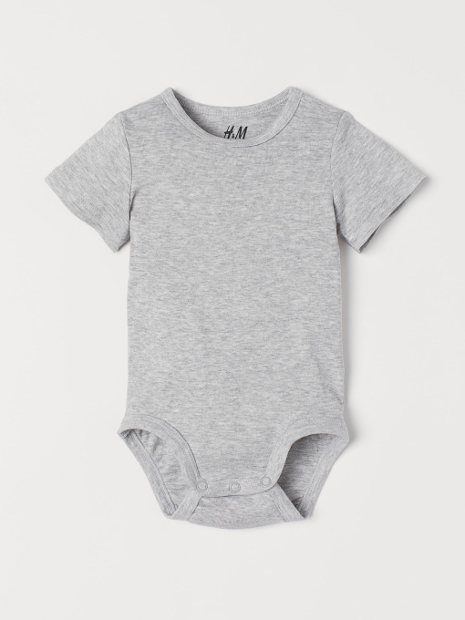 Боди для младенцев H&M модель 9006732kwer_Серый Фото