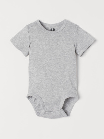 Боди для младенцев H&M модель 9006732kwer_Серый Фото