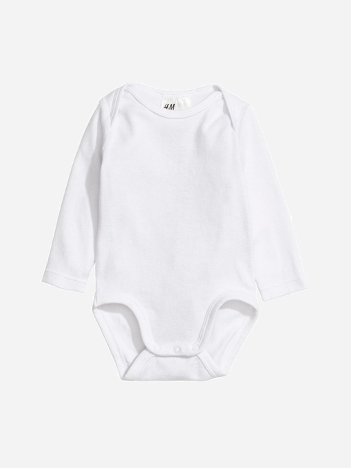 Боди для младенцев H&M модель 5332614kwer_Белый Фото