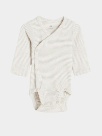 Боді для немовлят H&M модель 6942985kwer_Бежево-белый Фото