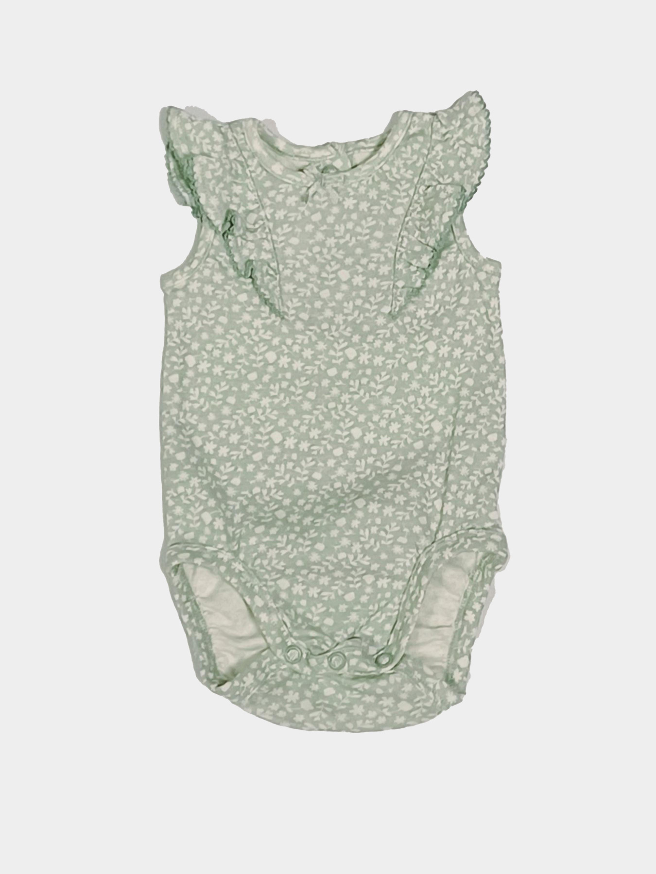 Боді для немовлят H&M модель 9530458kwer_Зелено-белый Фото