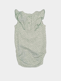 Боди для младенцев H&M модель 9530458kwer_Зелено-белый Фото