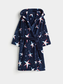 Халат H&M модель nlk4855536kwer_Темно-синий Фото