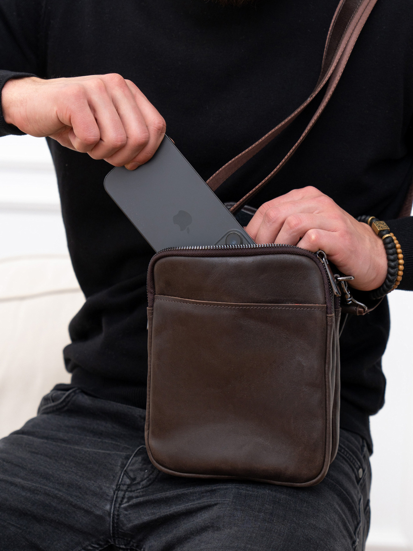 Сумка Legessy модель Kr_015-2_Brown_B2 Фото