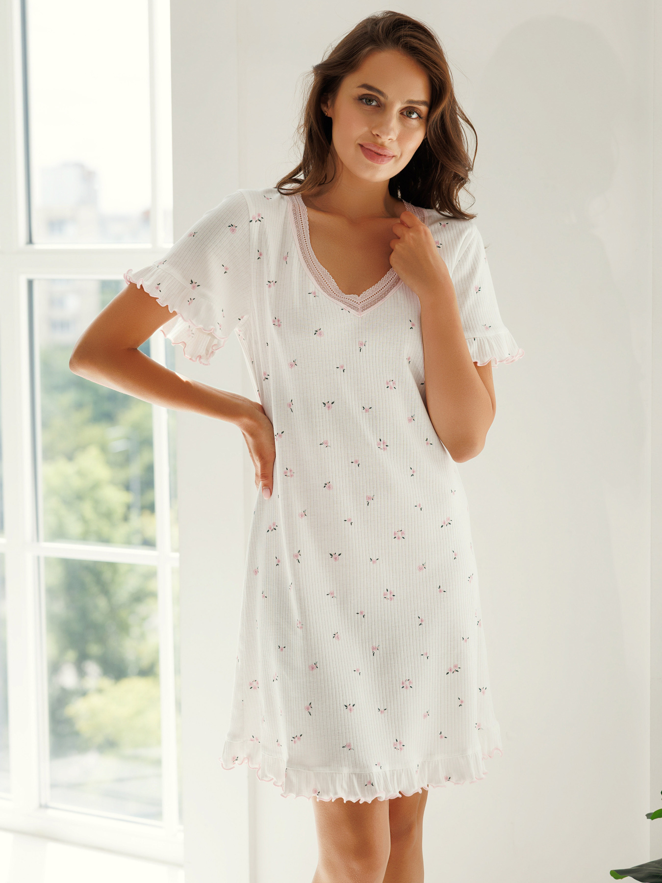 Ночная рубашка Roksana модель 3909 Фото