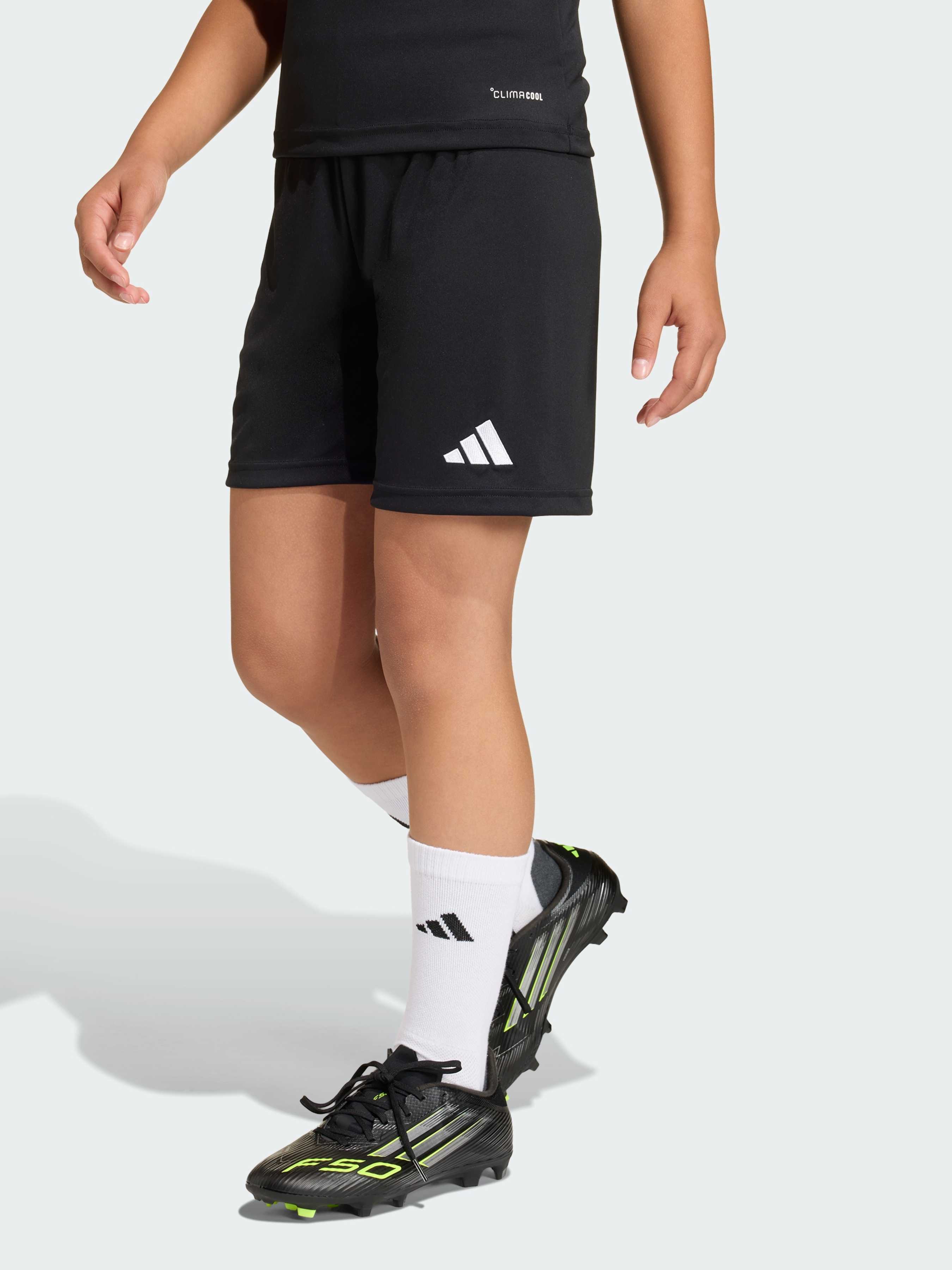 Дитячі Спортивні шорти adidas  (JZ6531) колір чорний, матеріал перероблений поліестер