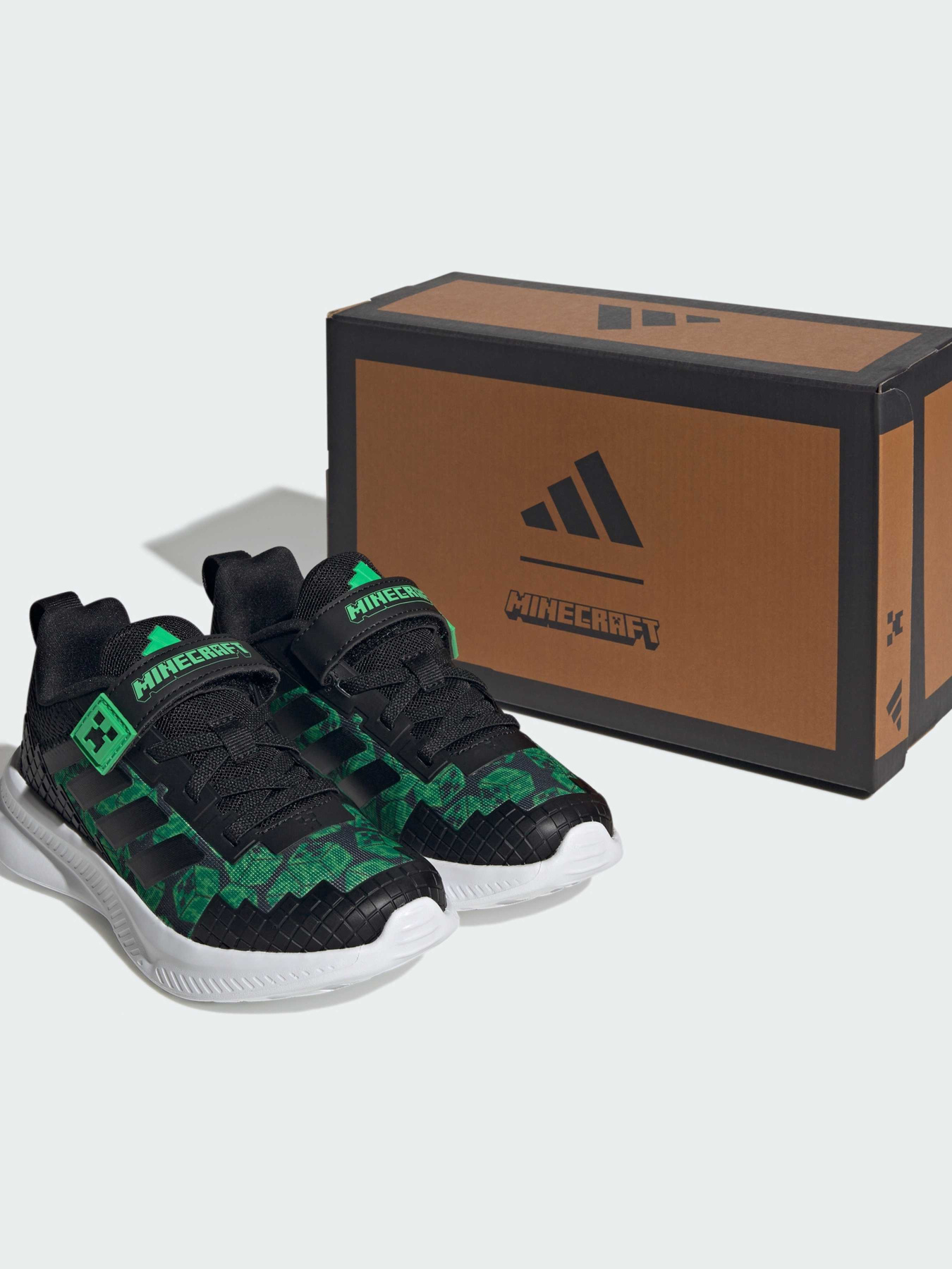 Кроссовки ADIDAS MINECRAFT FORTARUN 4.0 CHILDREN модель JR1943 Фото