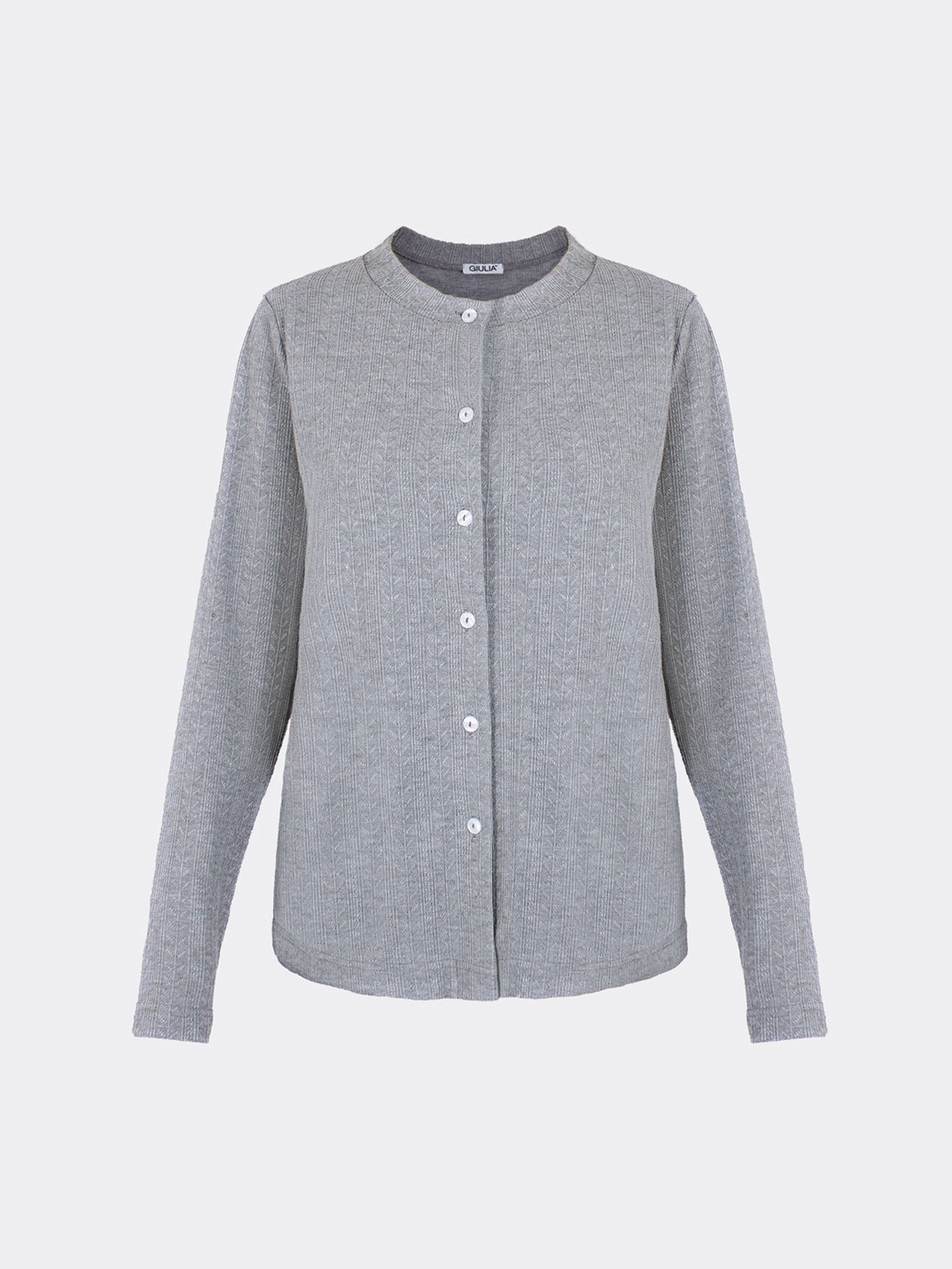 Giulia Жіноча трикотажна кофта з ангори з візерунком «колосок» SWAGGIT 4505/280 модель UP-00003141 Фото