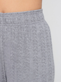 Giulia Женские трикотажные штаны из ангоры с фактурным узором «колосок» SWAGGIT 4334/280 модель UP-00003143 Фото