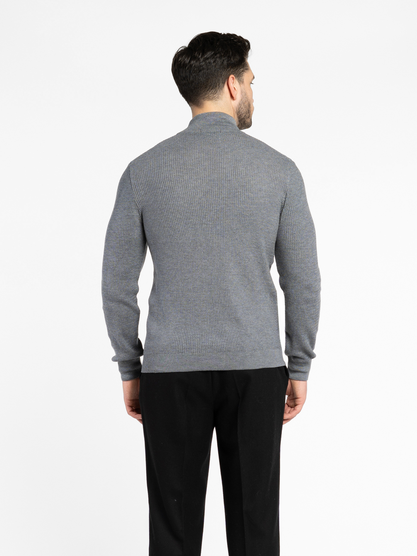 Светр чоловічий Arber сірий модель M10.37.12.531 Фото