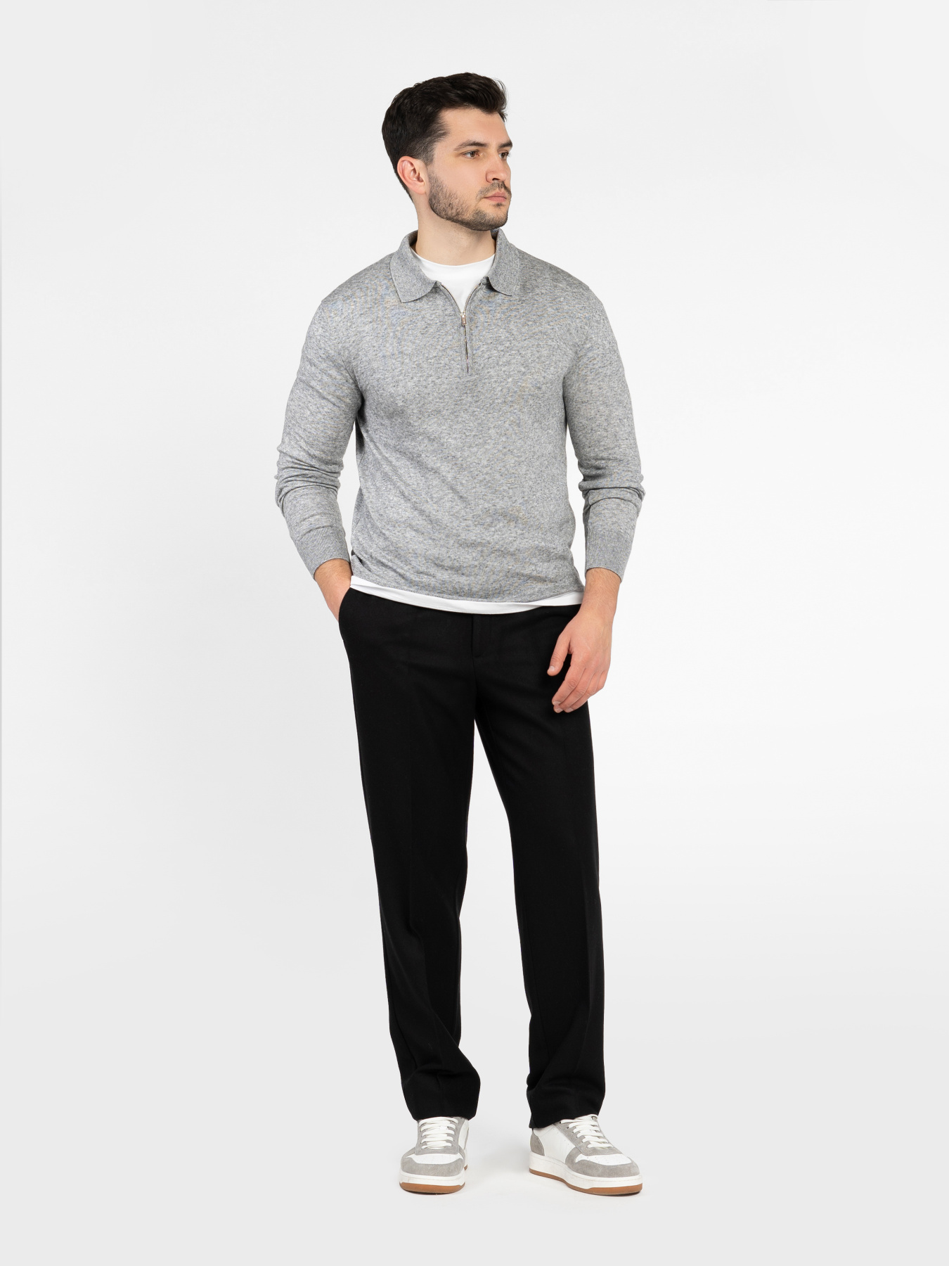 Джемпер чоловічий Arber сірий модель M10.49.12.531 Фото