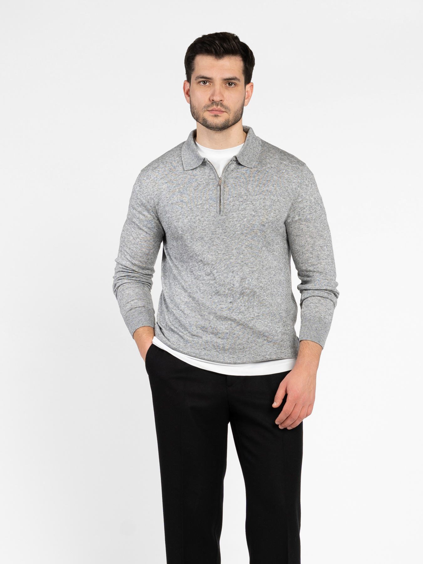 Джемпер чоловічий Arber сірий модель M10.49.12.531 Фото