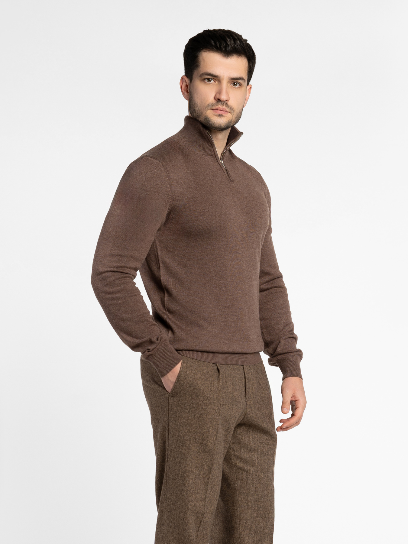 Светр чоловічий Arber коричневий модель M10.50.38.531 Фото