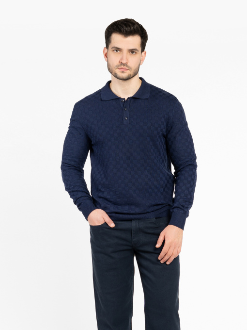 Поло чоловіче Arber синє модель M10.52.09.531 Фото