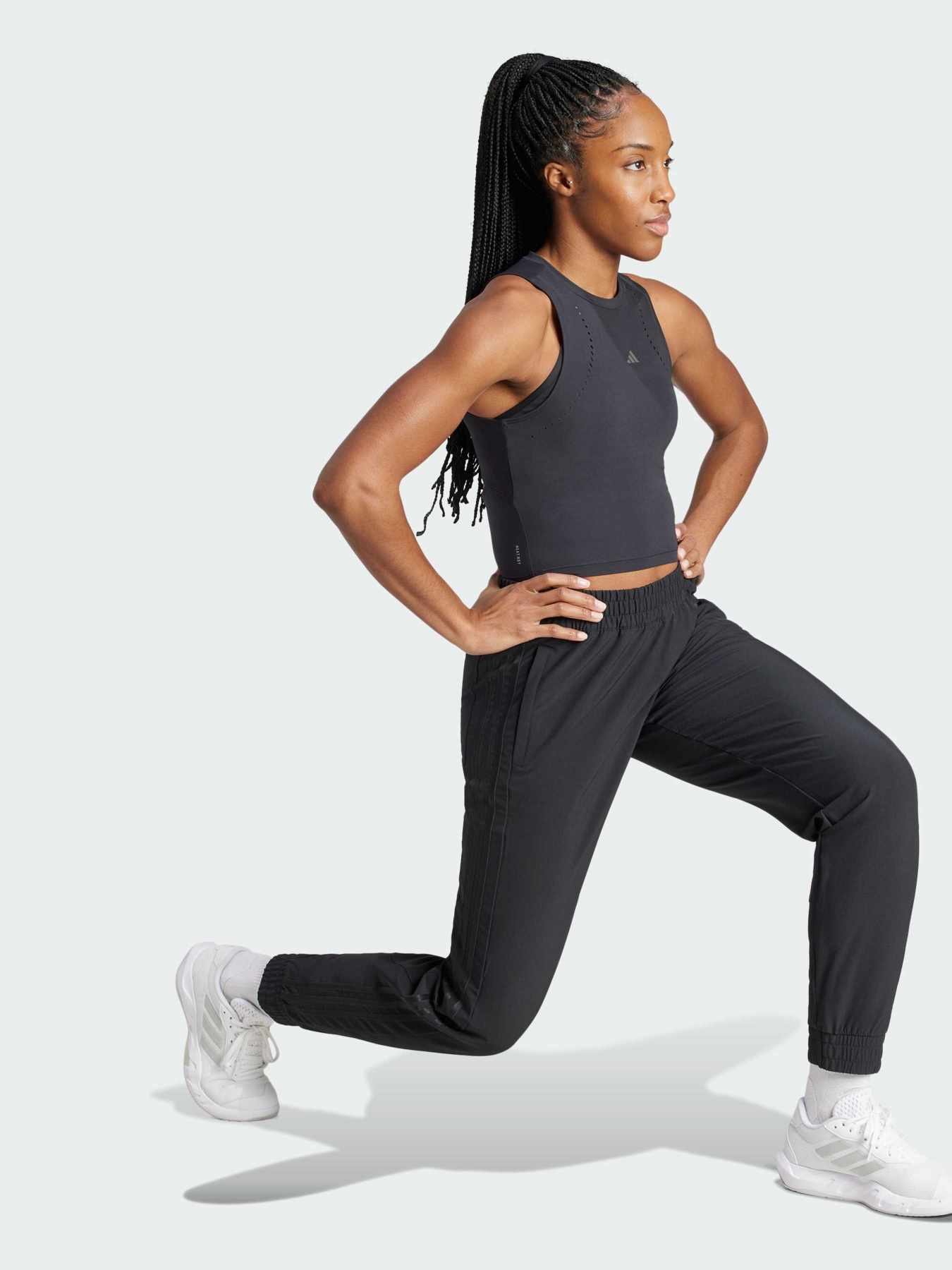 Джоггеры Pacer All Gym 3-Stripes Woven Mid-Rise модель IK5471 Фото