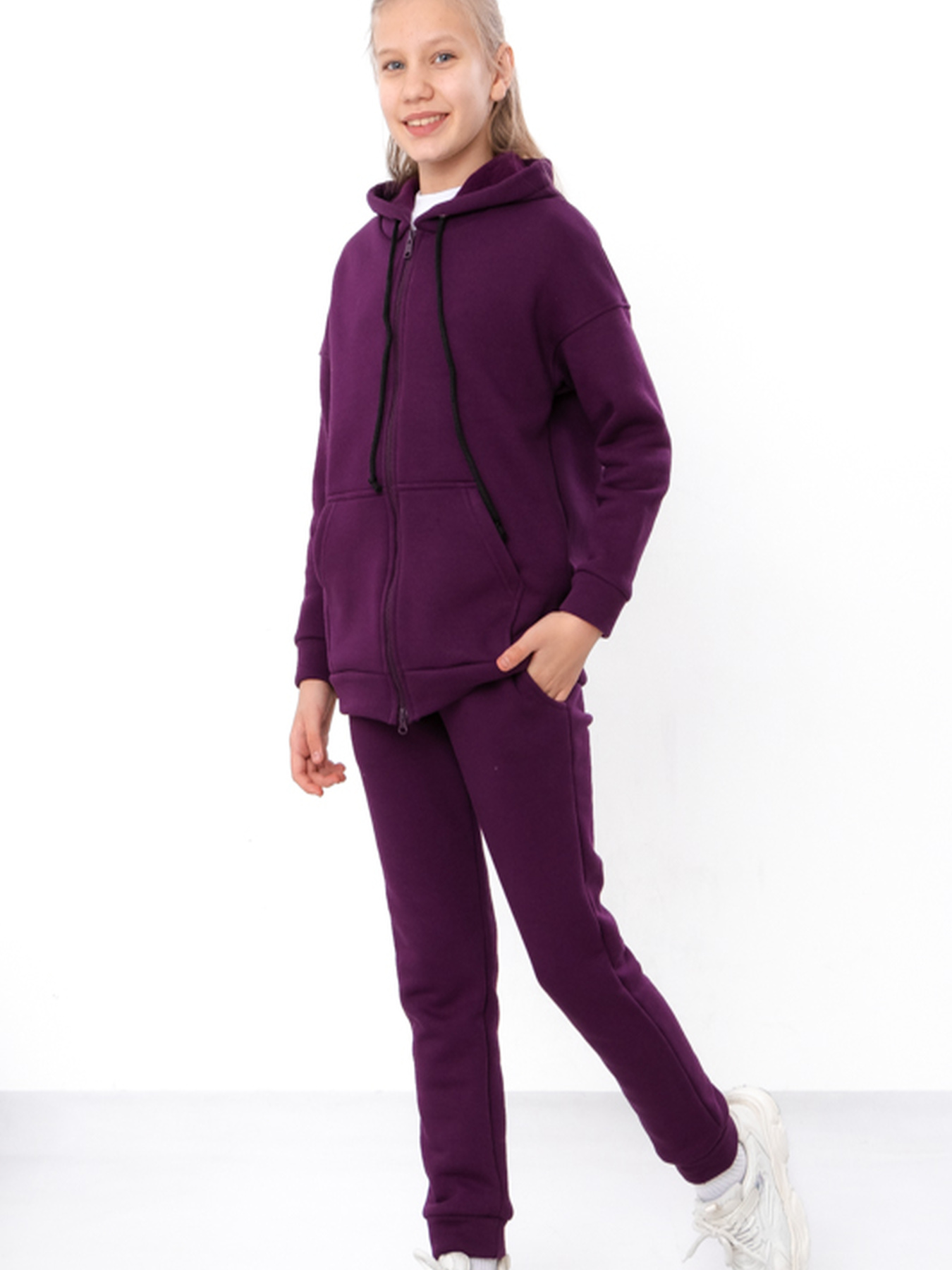 Спортивный костюм Носи своє модель 6422-025-baklazhan Фото