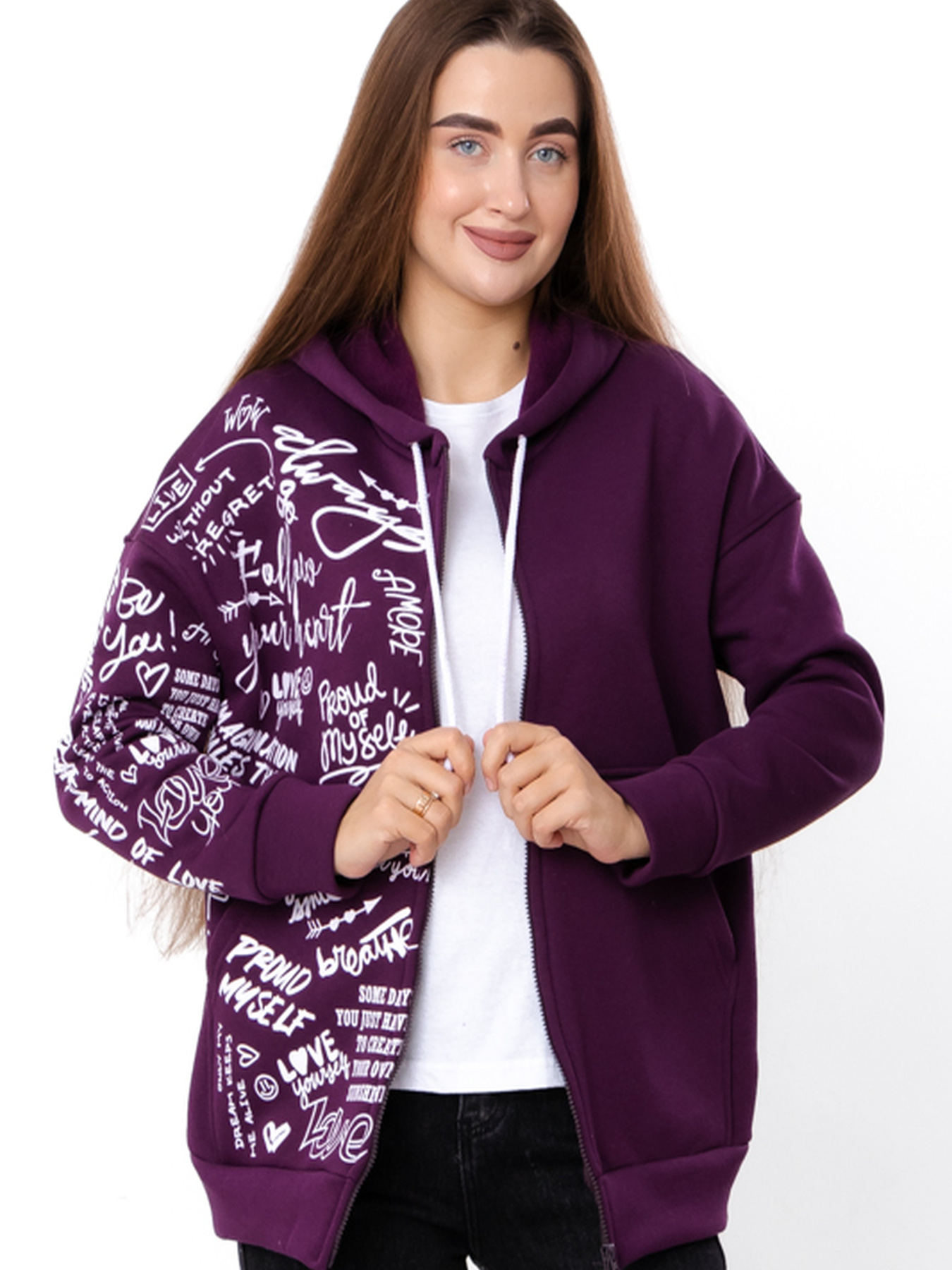 Кофта Носи своє модель 8357-025-33-baklazhan Фото