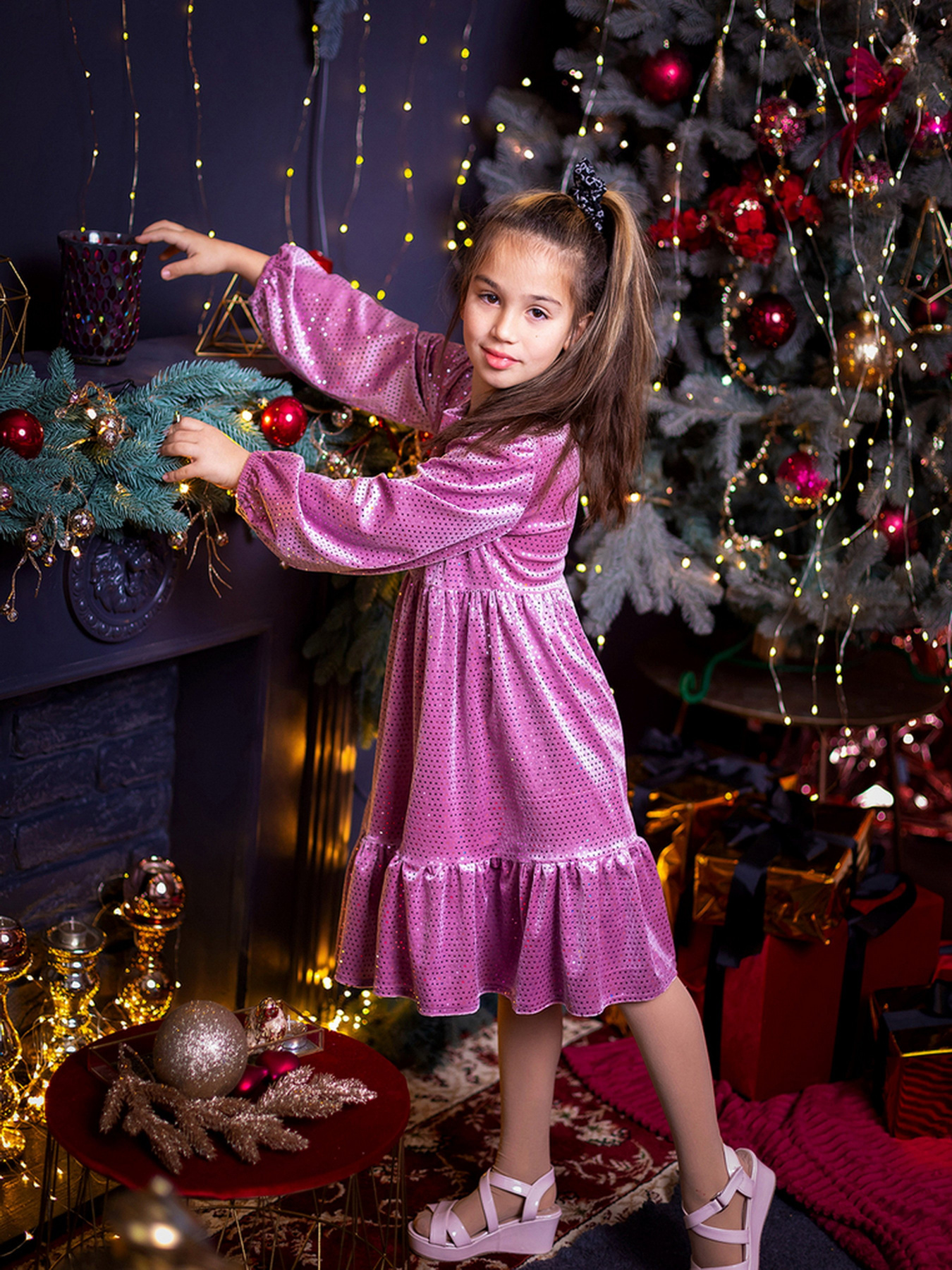 Платья ISSA Plus модель CD-486_pink Фото