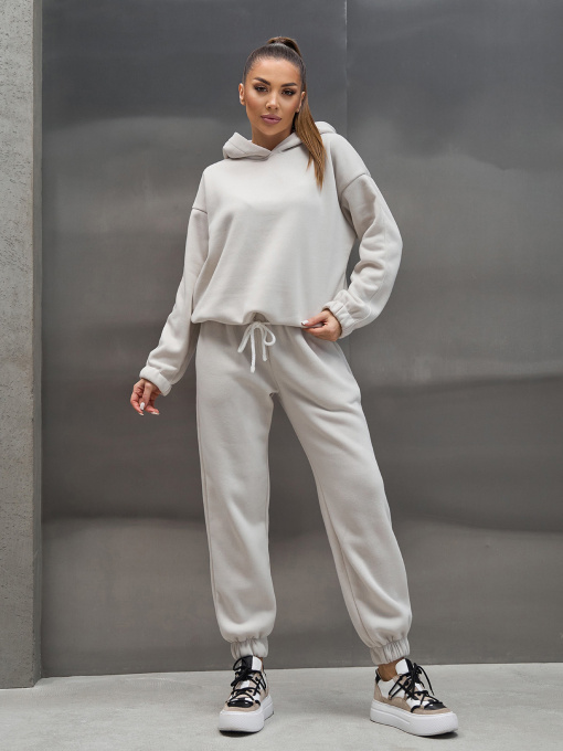 Спортивный костюм ISSA Plus модель 15350_светло-бежевый Фото